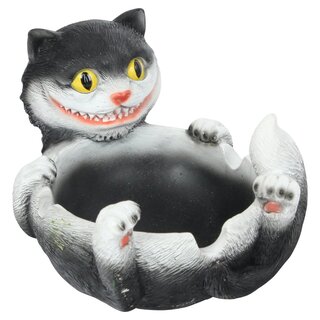 Aschenbecher Keramik 9cm - Cat (1 Stk)