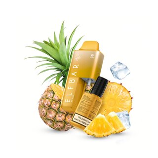 ElfBar VapeKit 20mg - AF5000 Sour Pineapple Ice (1 Stk)