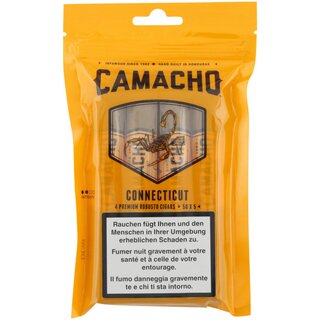 Camacho Zigarre FreshPack - Connecticut Robusto (1 x 4Stk)
