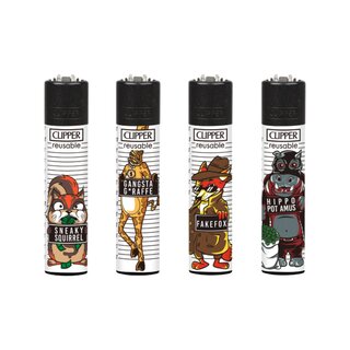 Clipper Feuerzeug Softflame - Mugshots D (1 x 48Stk)