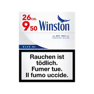 Winston Blue - Big Zigaretten Box (8 x 26 Stk.)