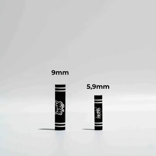 Kailar - Aktivkohlefilter - Big Size 9mm Black (100er Pack)