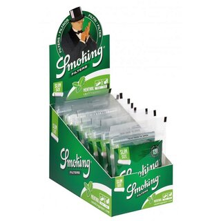 Smoking Filter Slim Classic - Menthol (10 x 120 Stk.)