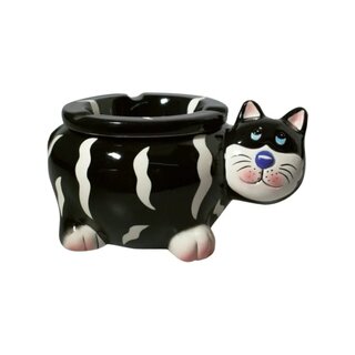 Windaschenbecher Keramik 15cm - Katze (1 Stk)