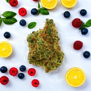 Green Passion - Fruit Punch Popcorn (CHF 25.00/10g)