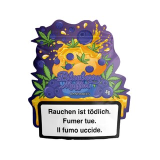 Cannabees Indoor Bl�ten - Blueberry Muffin (CHF49.90/10g)