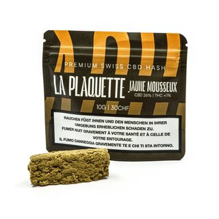 LaPlaquette Hash - Jaune Mousseux (CHF30.00/10g)