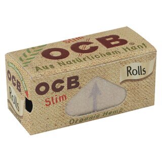 OCB Rolls Slim - Organic Hemp (24 x 4m)