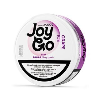 Vozol Snus 25mg JoyGo - Grape Ice (1 x 11g)