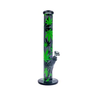 FireFlow & BlackLeaf  - Bong - Leaves Green (40cm x 5.1cm)