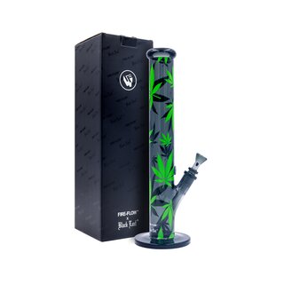 FireFlow x Blackleaf Bong 40cm - Leaves Green (1 Stk)