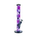 FireFlow & BlackLeaf  - Bong - Pink Leaves (40cm x 5.1cm)
