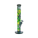 FireFlow & BlackLeaf  - Bong - Thc Molecule (40cm x 5.1cm)