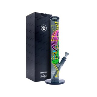 FireFlow & BlackLeaf  - Bong - Trippy Alien (40cm x 5.1cm)