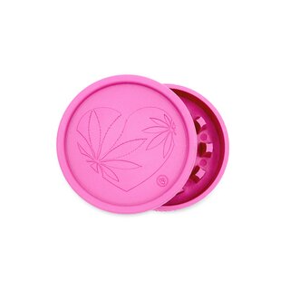 FireFlow - Hemp Grinder 5.5cm 2P - 420 Heart (8 Stk.)