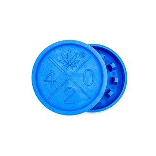 FireFlow - Hemp Grinder 5.5cm 2P - 420 Logo (8 Stk.)