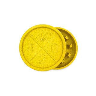 FireFlow - Hemp Grinder 5.5cm 2P - 420 Logo (8 Stk.)