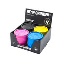 FireFlow - Hemp Grinder 5.5cm 2P - 420 Logo (8 Stk.)