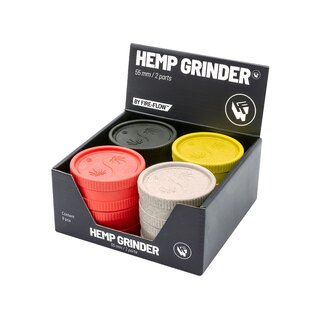 FireFlow - Hemp Grinder 5.5cm 2P - 420 Yin Yang (8 Stk.)