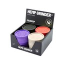 FireFlow - Hemp Grinder 5.5cm 2P - Leaf Pattern (8 Stk.)