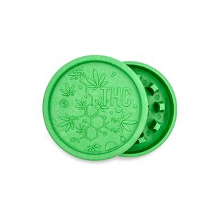 FireFlow - Hemp Grinder 5.5cm 2P - THC Molecule (8 Stk.)