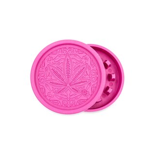 FireFlow - Hemp Grinder 5.5cm 2P - Trance Leaf (8 Stk.)
