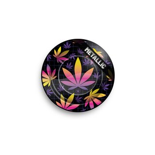 FireFlow Aschenbecher Metall 14cm - Leaves 37 4/4 Metallic (1 x 6Stk)