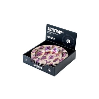 FireFlow - Metal Ashtray - Pussy Pattern metallic - 14cm (6 Stk.)