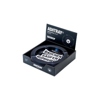 FireFlow Aschenbecher Metall 14cm - Rauchen Saufen Rumhuren (1 x 6Stk)