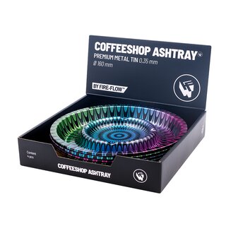 FireFlow - Metal Coffeeshop Ashtray - M - Trippy 1 16cm...