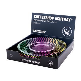 FireFlow - Metal Coffeeshop Ashtray - M - Trippy 2 16cm...