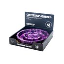 FireFlow - Metal Coffeeshop Ashtray - S - Leaves 33 Pink...