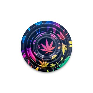FireFlow - Metal Coffeeshop Ashtray - S - Leaves Gradient 13.6cm (4 Stk.)