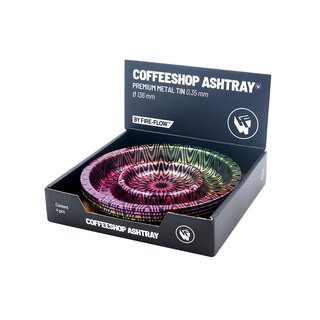 FireFlow - Metal Coffeeshop Ashtray - S - Trippy 3 13.6cm...