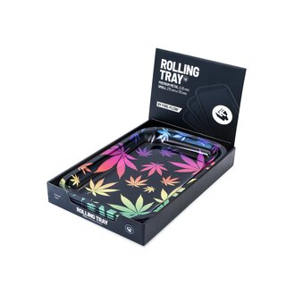 FireFlow - Rolling Tray - M - Leaves Gradient - 27.5cm x 17.5cm (4 Stk.)
