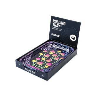 FireFlow - Rolling Tray - M - Shrooms 5 2/4 - 27.5cm x 17.5cm (4 Stk.)