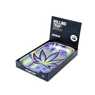 FireFlow - Rolling Tray - M - Small Leaves 36 2/4 - 27.5cm x 17.5cm (4 Stk.)