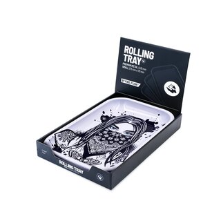 FireFlow - Rolling Tray - M - Tattoo Girl 1/4  - 27.5cm x 17.5cm (4 Stk.)