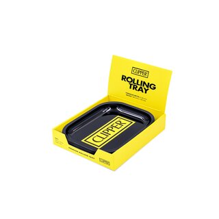 FireFlow - Rolling Tray - S - Clipper Logo Black - 14cm x 18cm (4 Stk.)