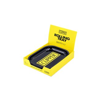 FireFlow RollingTray 14x18cm - Clipper Logo Black (1 x 4Stk)