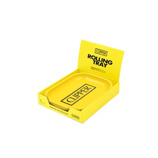 FireFlow - Rolling Tray - S - Clipper Logo Yellow - 14cm x 18cm (4 Stk.)