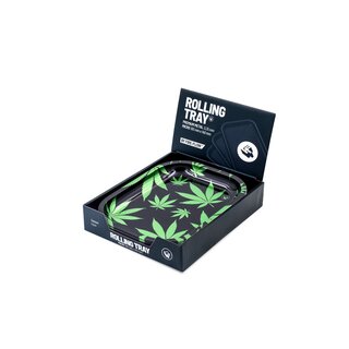 FireFlow - Rolling Tray - S - Leaves Green - 14cm x 18cm (4 Stk.)