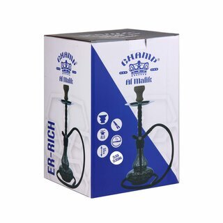 Al Malik - Shisha Er-Rich  - 550mm - Black
