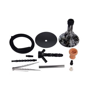 AlMalik Shisha 550mm - ErRich Black (1 Stk)
