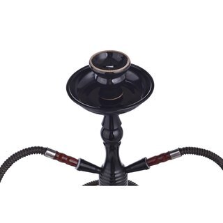 Al Malik - Shisha Inzegan Black - 450mm - schwarz