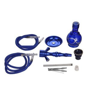 Al Malik - Shisha Inzegan Blue - 450mm - blau