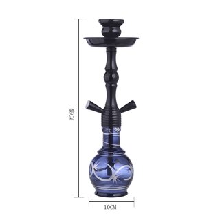 AlMalik Shisha 450mm - Inzegan Blue (1 Stk)