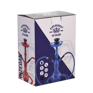 AlMalik Shisha 450mm - Inzegan Blue (1 Stk)