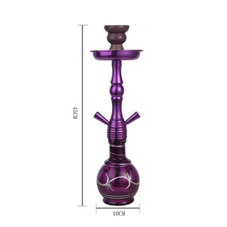 AlMalik Shisha 450mm - Inzegan Purple (1 Stk)