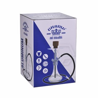 AlMalik Shisha 420mm - Marrakech Silber (1 Stk)